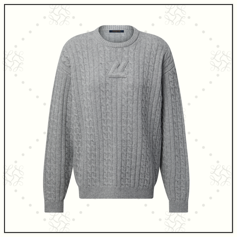 CABLE KNIT CASHMERE PULLOVER