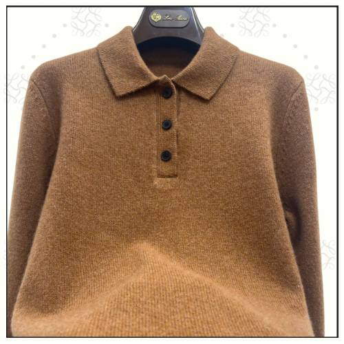 DRUMOAK VIRGIN WOOL POLO SHIRT