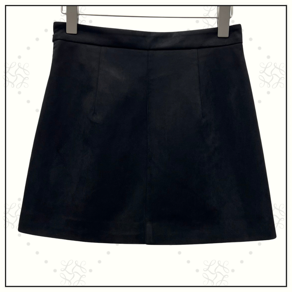 SUEDE JACKET & MINI SKIRT