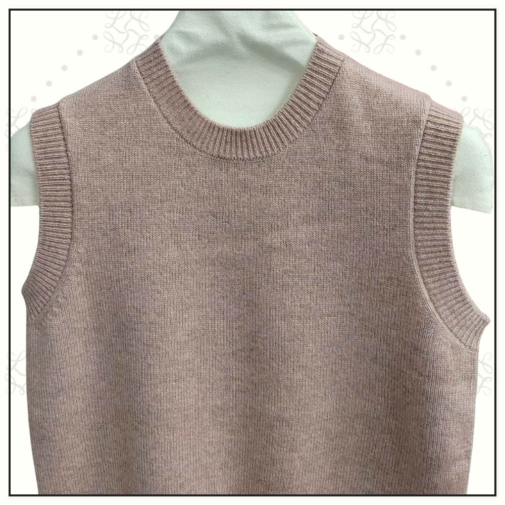 CASHMERE LINEN ROSE ISLAND TOP