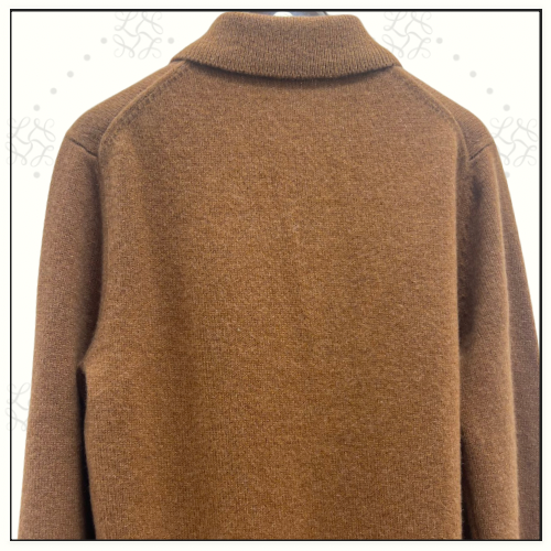 DRUMOAK VIRGIN WOOL POLO SHIRT