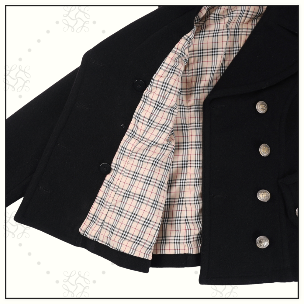 DOUBLE BREASTED PEACOAT