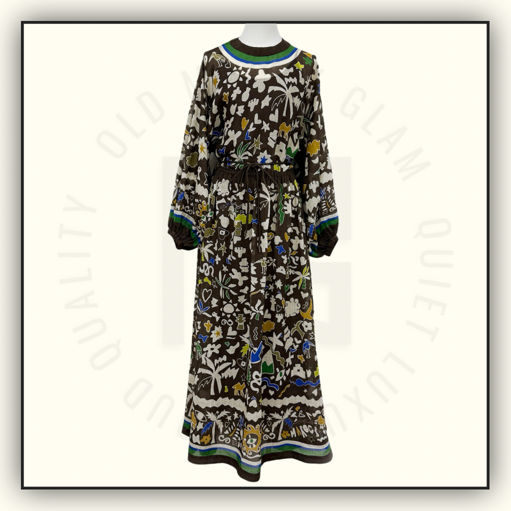 MAROC MIDI DRESS