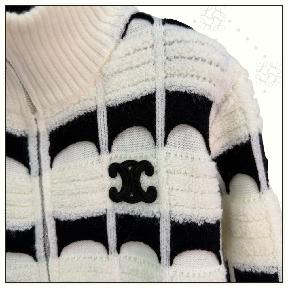 CASHMERE SILK TRIOMPHE CARDIGAN