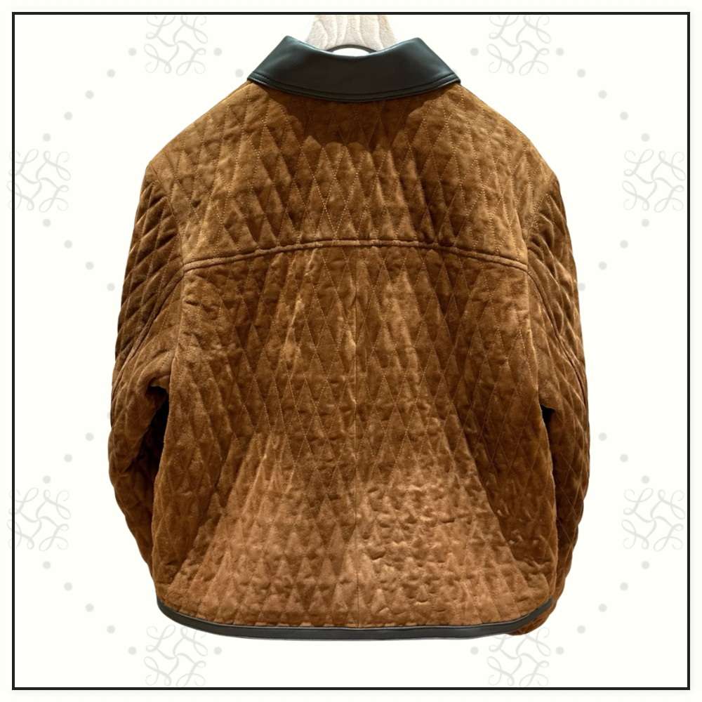 SUEDE QUILTED JACKET