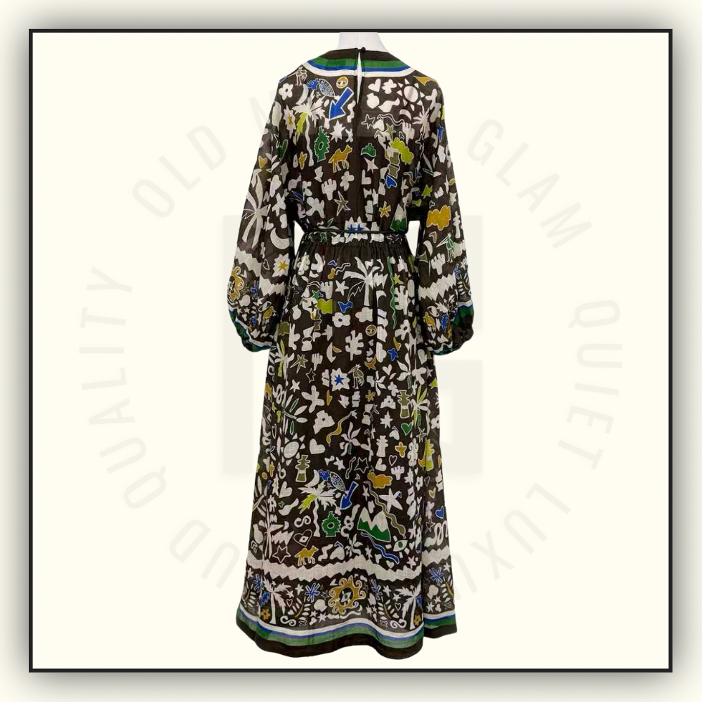 MAROC MIDI DRESS