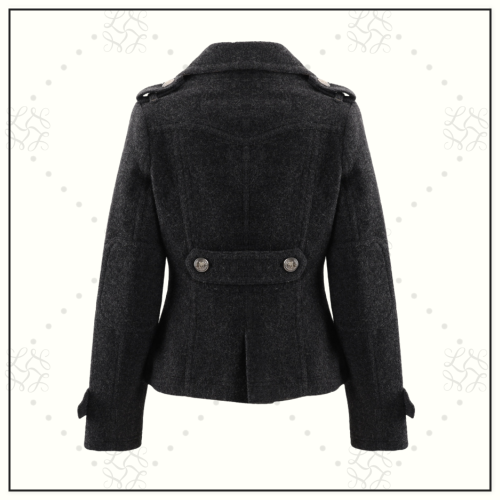 DOUBLE BREASTED PEACOAT