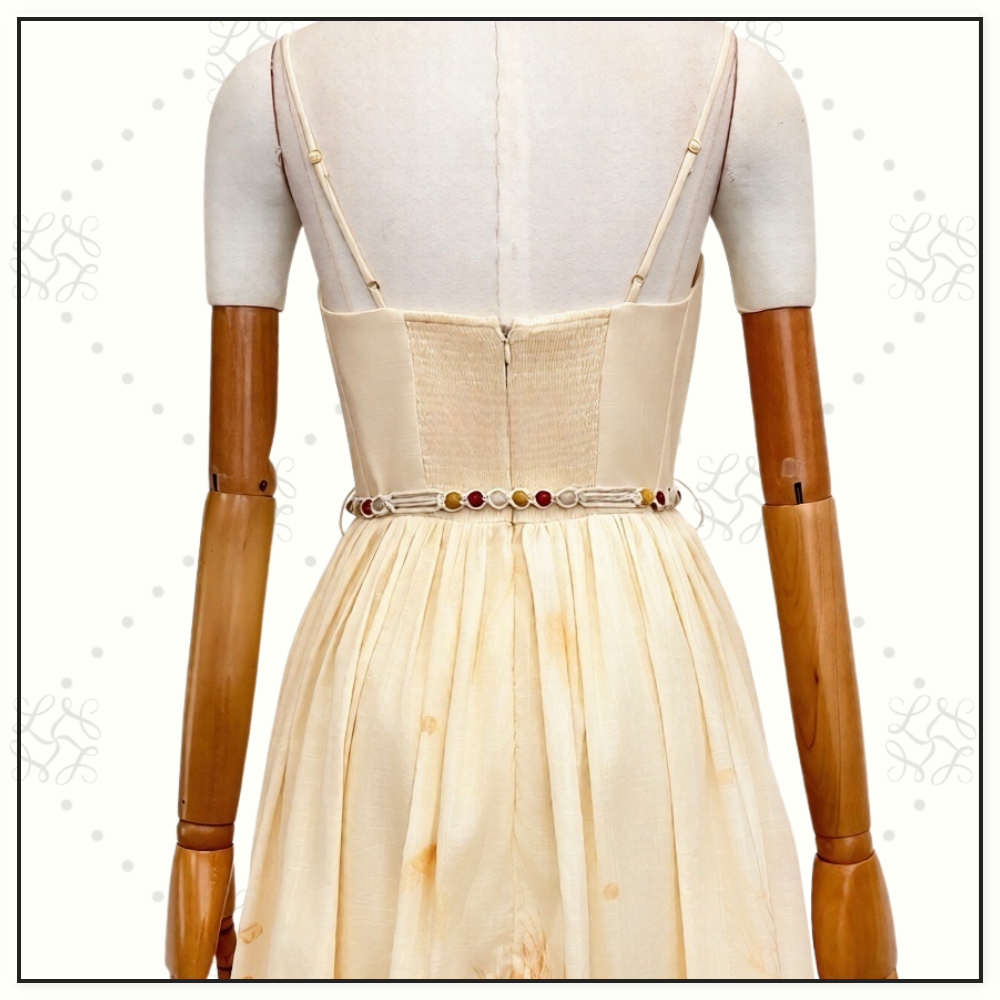 WANDERLUST CORSET MIDI DRESS