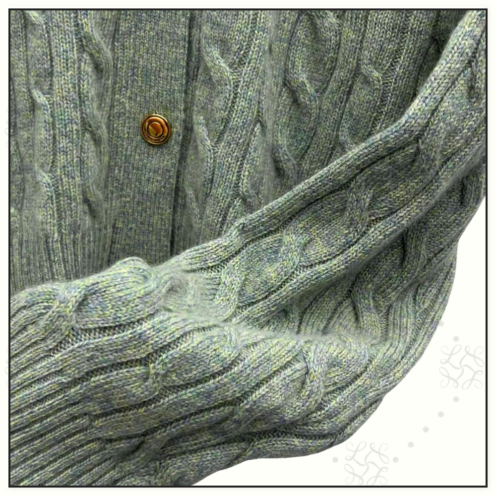 BABY CASHMERE CABLE KNIT CARDIGAN