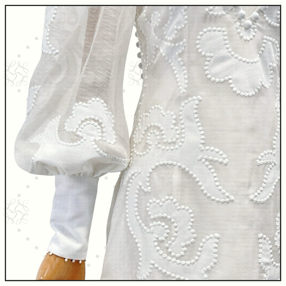 RADIATE APPLIQUÉ FLIP MINI DRESS