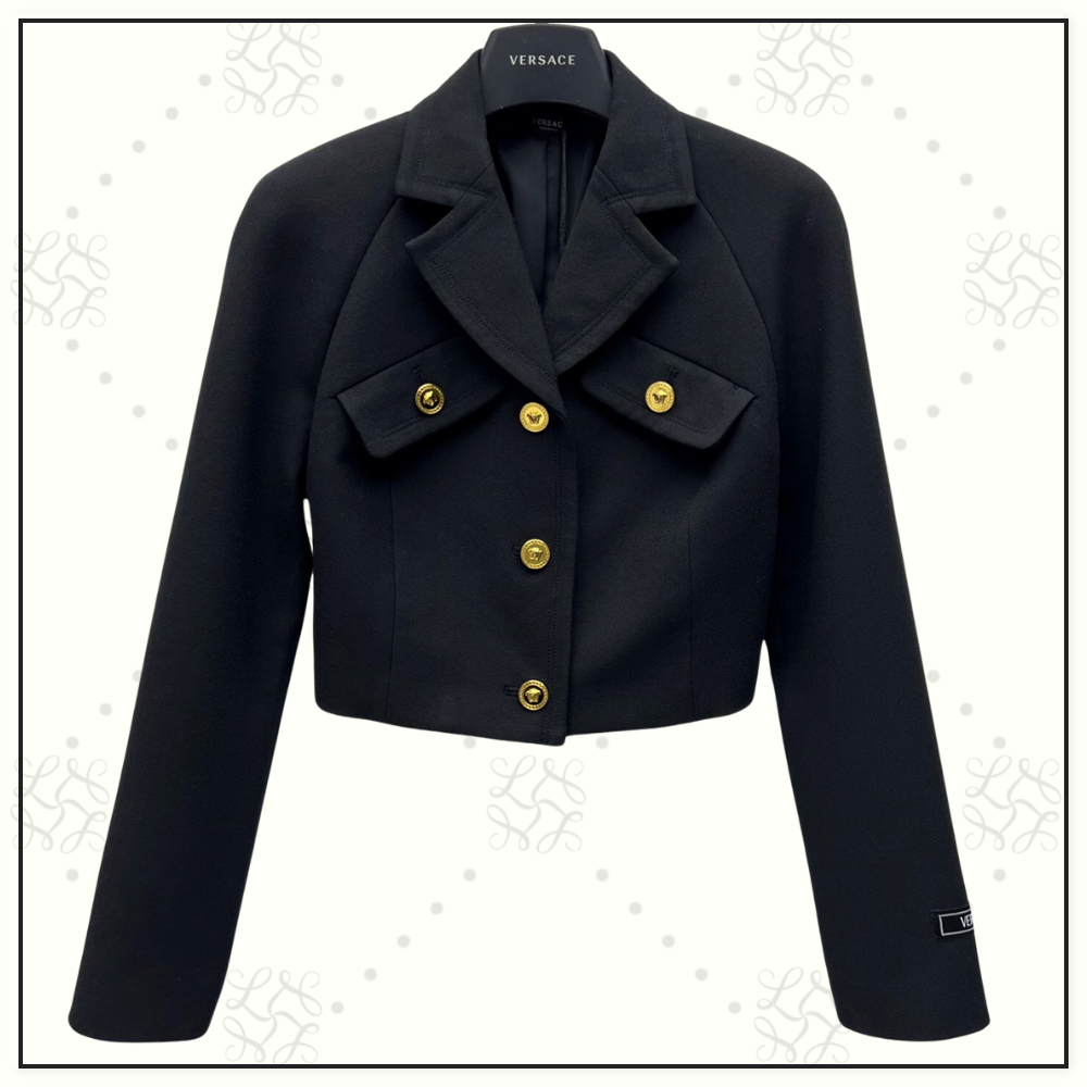 VIRGIN WOOL BLEND MEDUSA JACKET