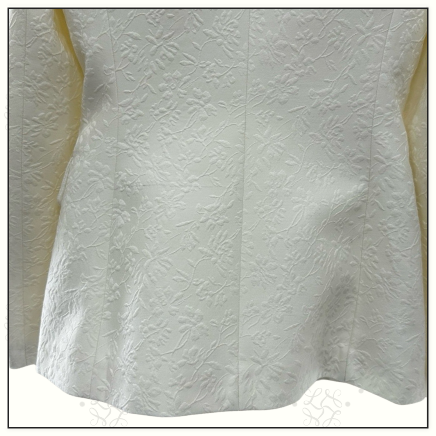 TAILORED JACQUARD BLAZER WITH WAISTCOAT  & TROUSERS