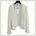 MOHAIR SEQUIN EMBELLISHMENTS CARDIGAN