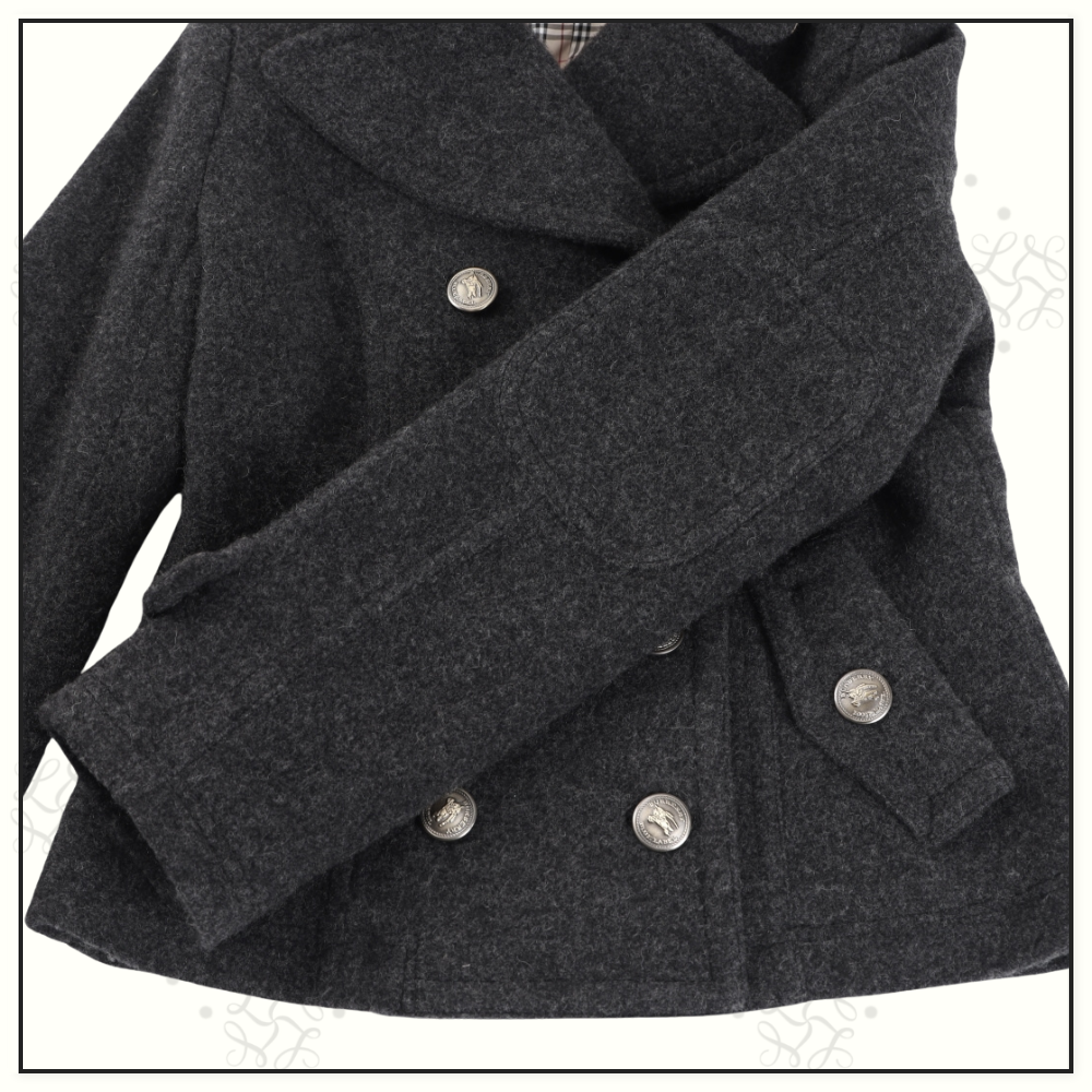 DOUBLE BREASTED PEACOAT