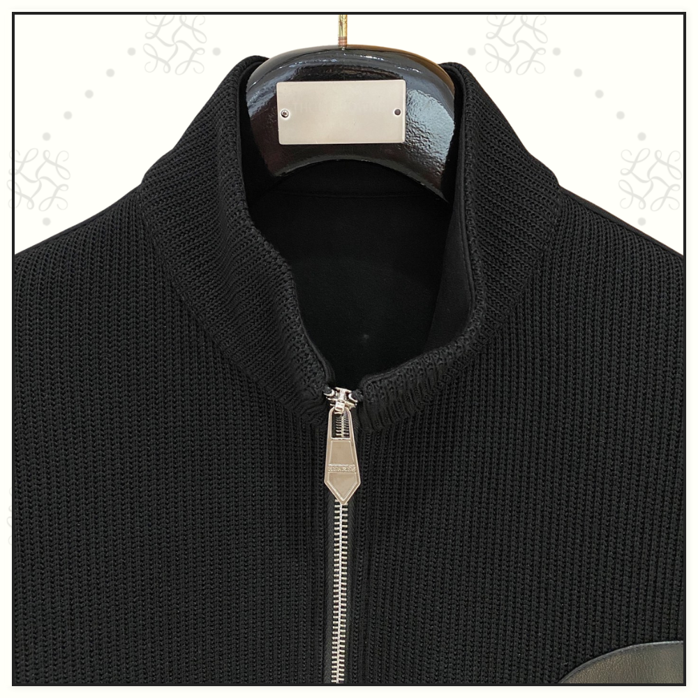 HALF ZIP CASHMERE SWEATER