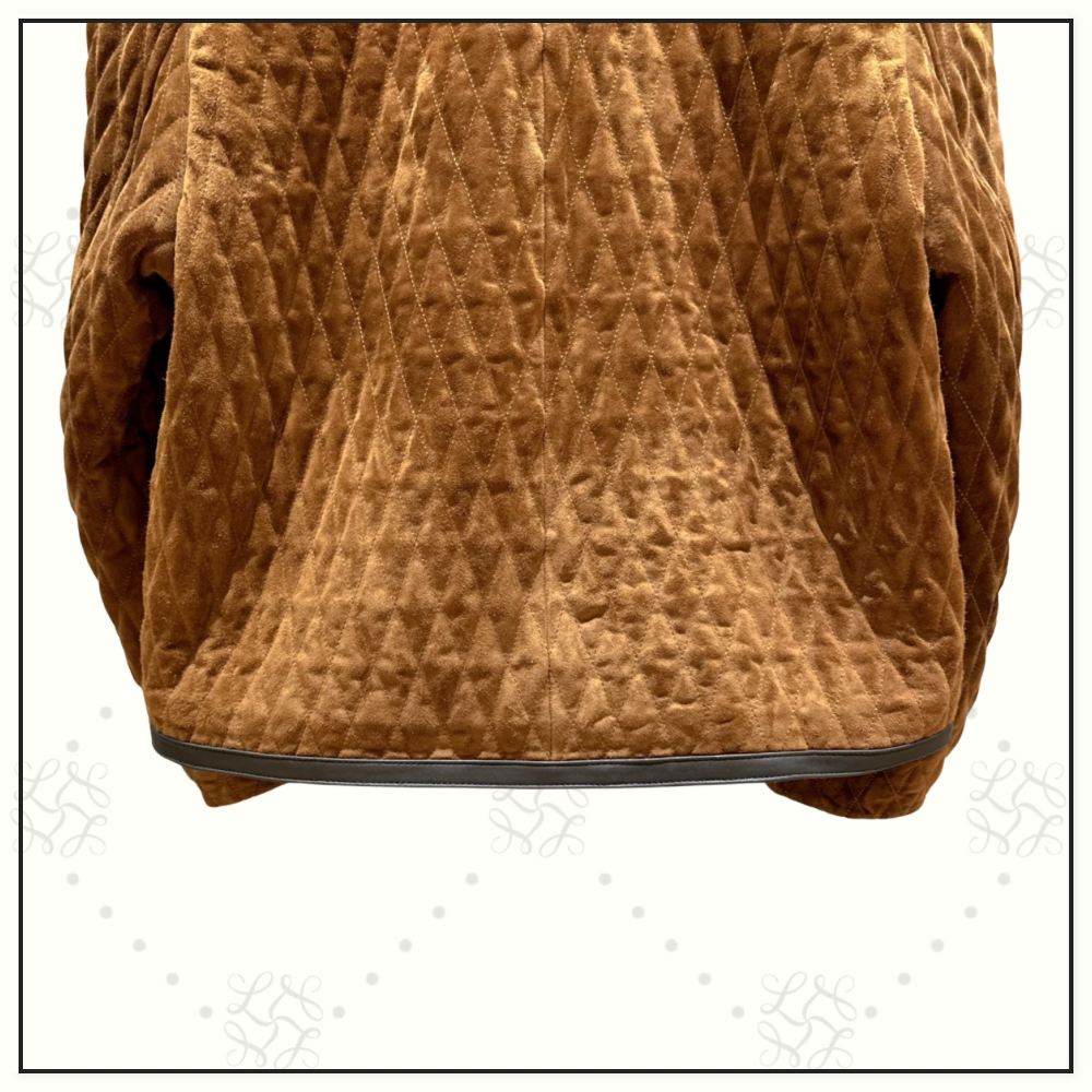 SUEDE QUILTED JACKET