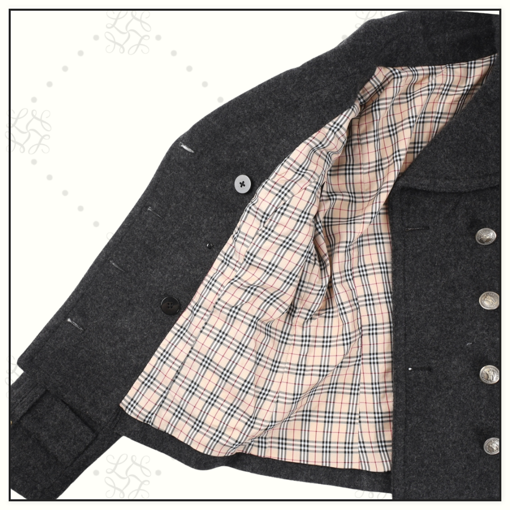 DOUBLE BREASTED PEACOAT