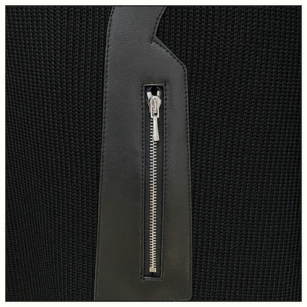 HALF ZIP CASHMERE SWEATER