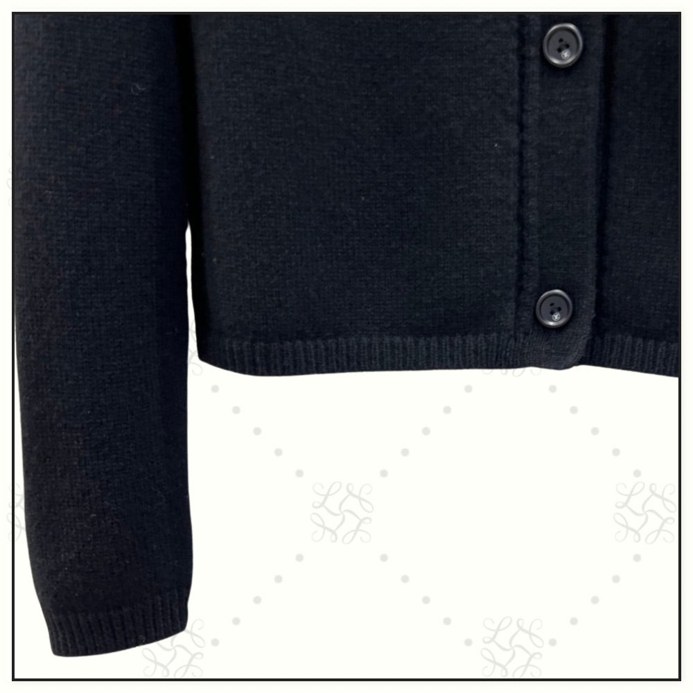 RUFFLE COLLAR CARDIGAN