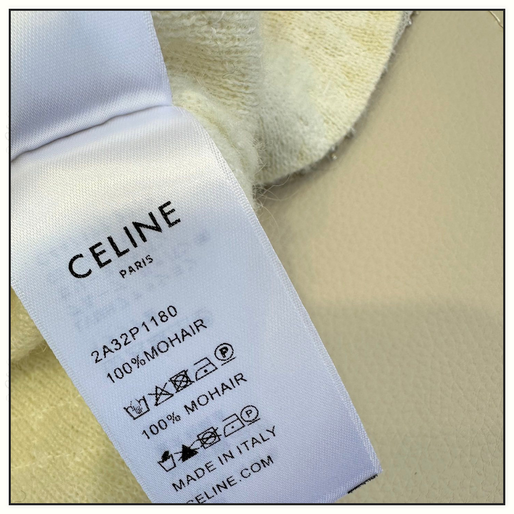 MOHAIR SEQUIN EMBELLISHMENTS CARDIGAN