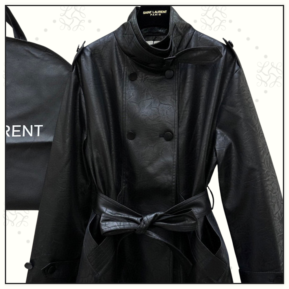 NAPPA LEATHER TRENCH COAT