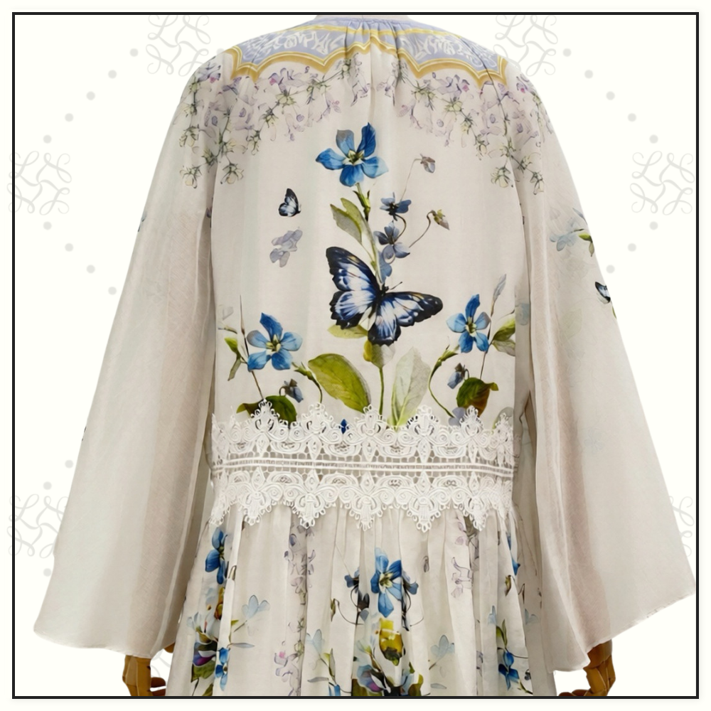 SHORT DRESS WITH DROPPED WAIST