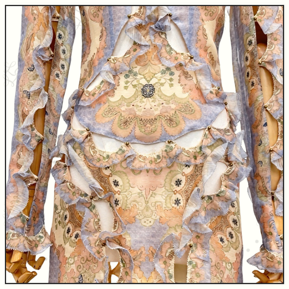 REBELLION SCALLOP MAXI DRESS