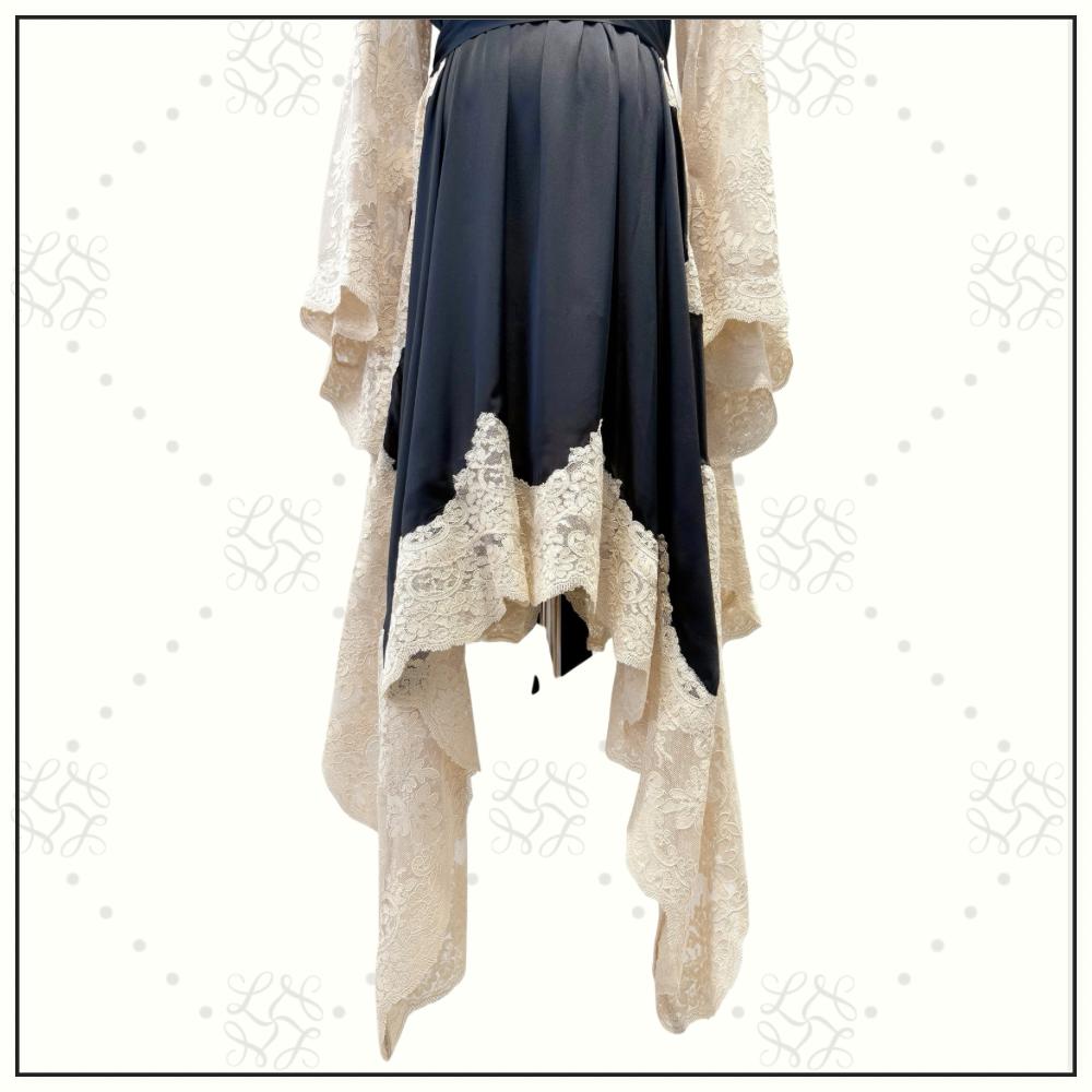 HYPNOTIC SATIN WRAP DRESS