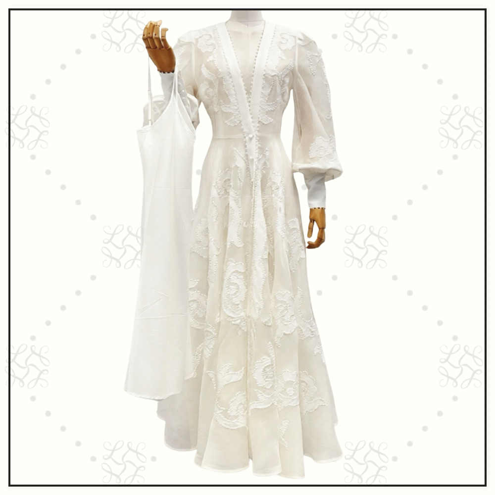 RADIATE APPLIQUÉ FLIP MAXI DRESS