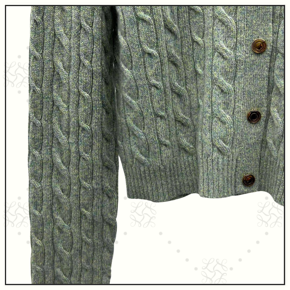 BABY CASHMERE CABLE KNIT CARDIGAN
