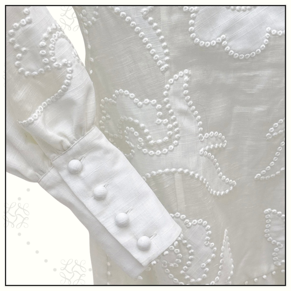 RADIATE APPLIQUÉ FLIP MINI DRESS