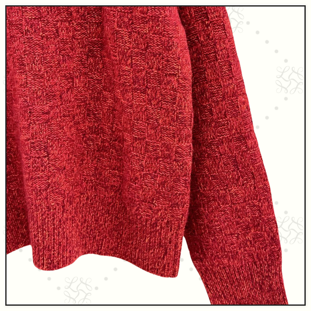 WOOL TAILORED SWEATER