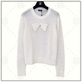 BOW DETAIL WOOL SWEATER