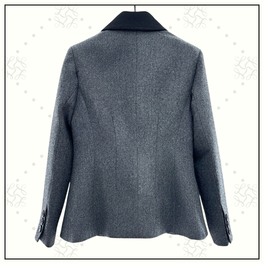 MACROCANNAGE FITTED JACKET & MIDI SKIRT