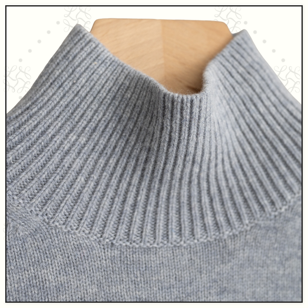 WOOL CASHMERE TURTLENECK