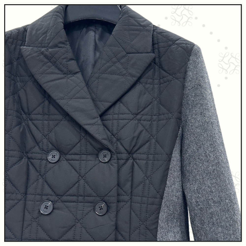 MACROCANNAGE FITTED JACKET & MIDI SKIRT