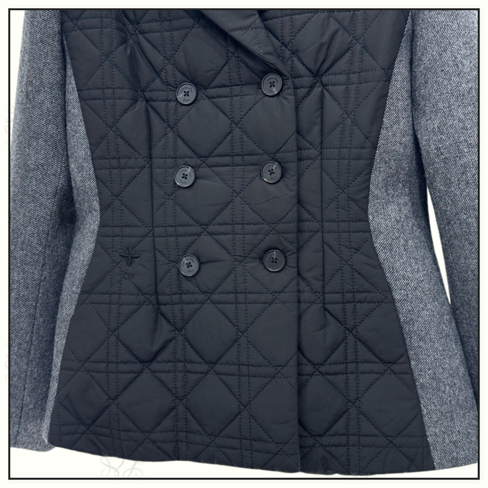 MACROCANNAGE FITTED JACKET & MIDI SKIRT