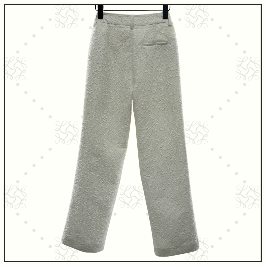 TAILORED JACQUARD BLAZER WITH WAISTCOAT  & TROUSERS