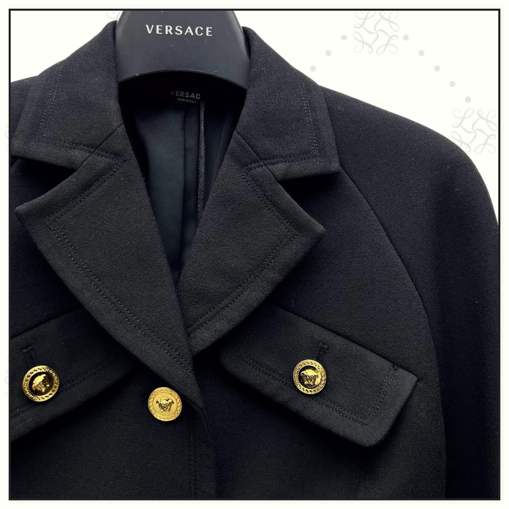 VIRGIN WOOL BLEND MEDUSA JACKET