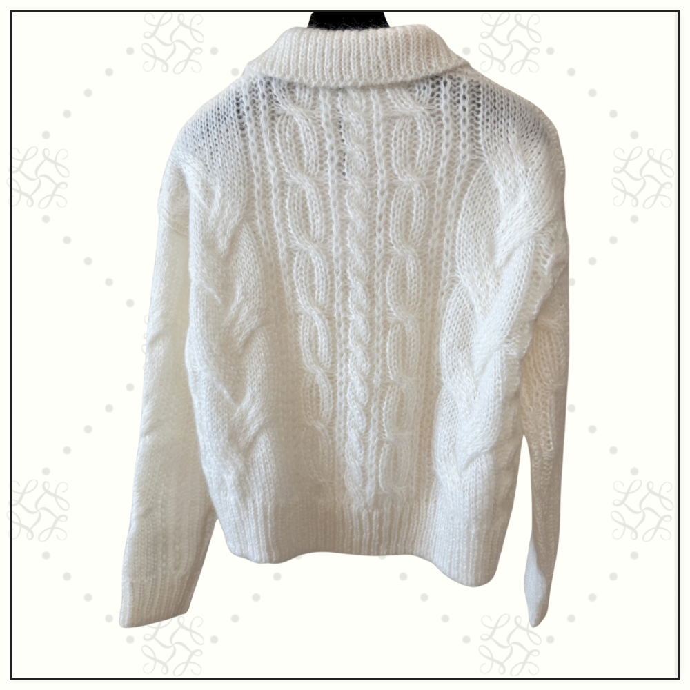 MOHAIR & WOOL CARDIGAN