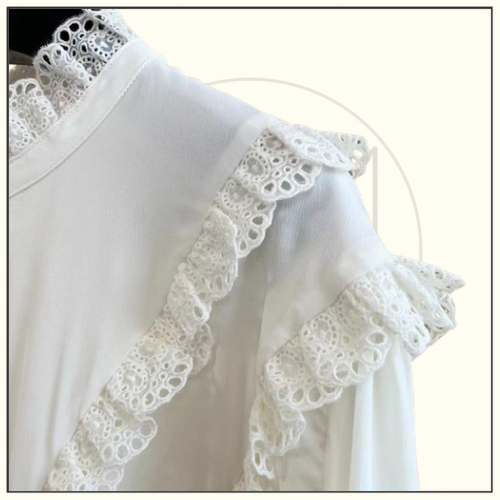 SILK CREPE TOMBOY ROMY SHIRT