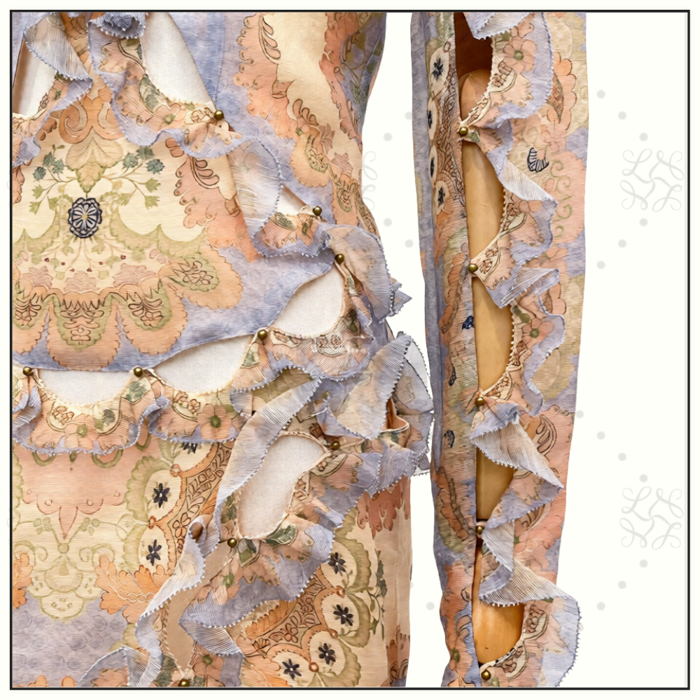 REBELLION SCALLOP MAXI DRESS