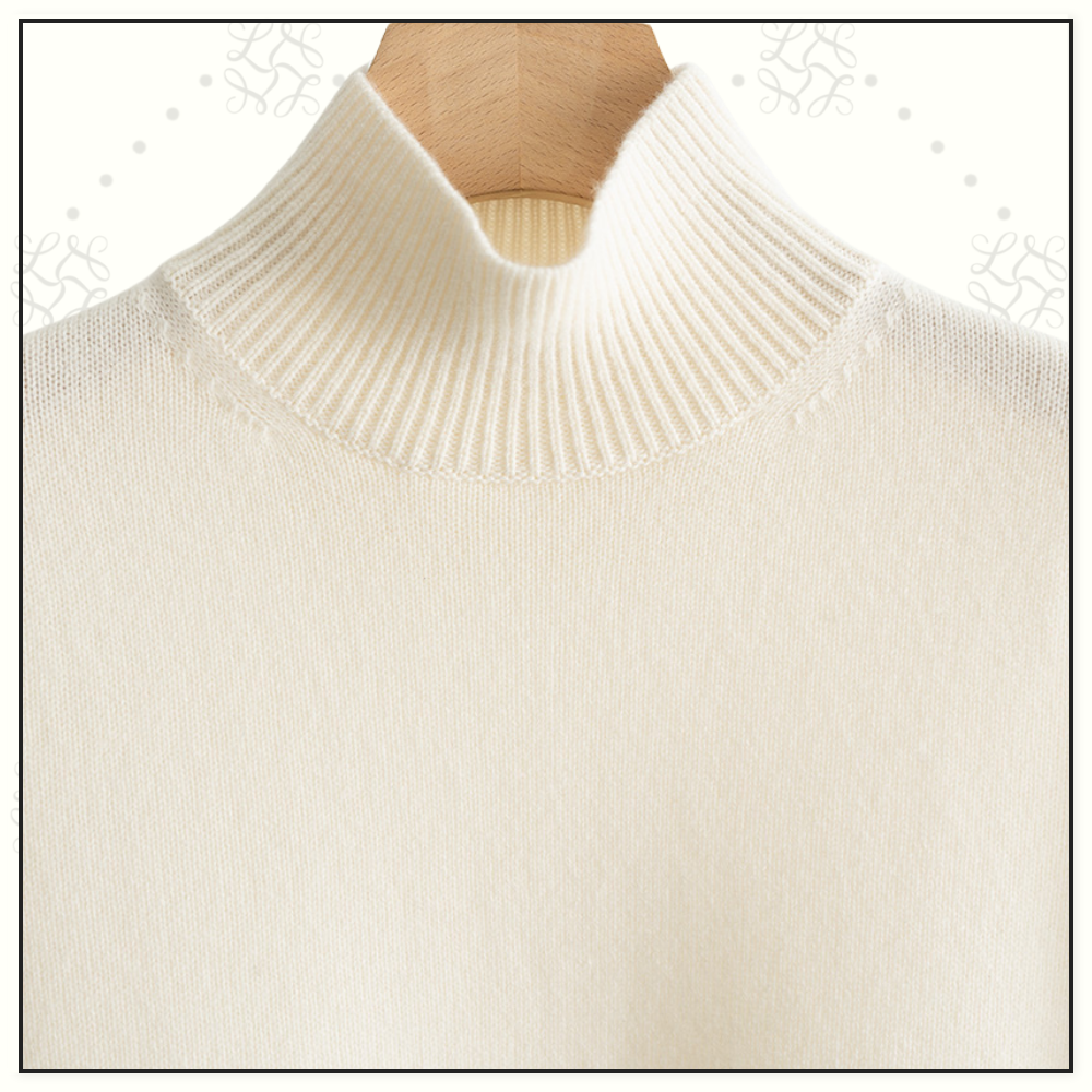 WOOL CASHMERE TURTLENECK