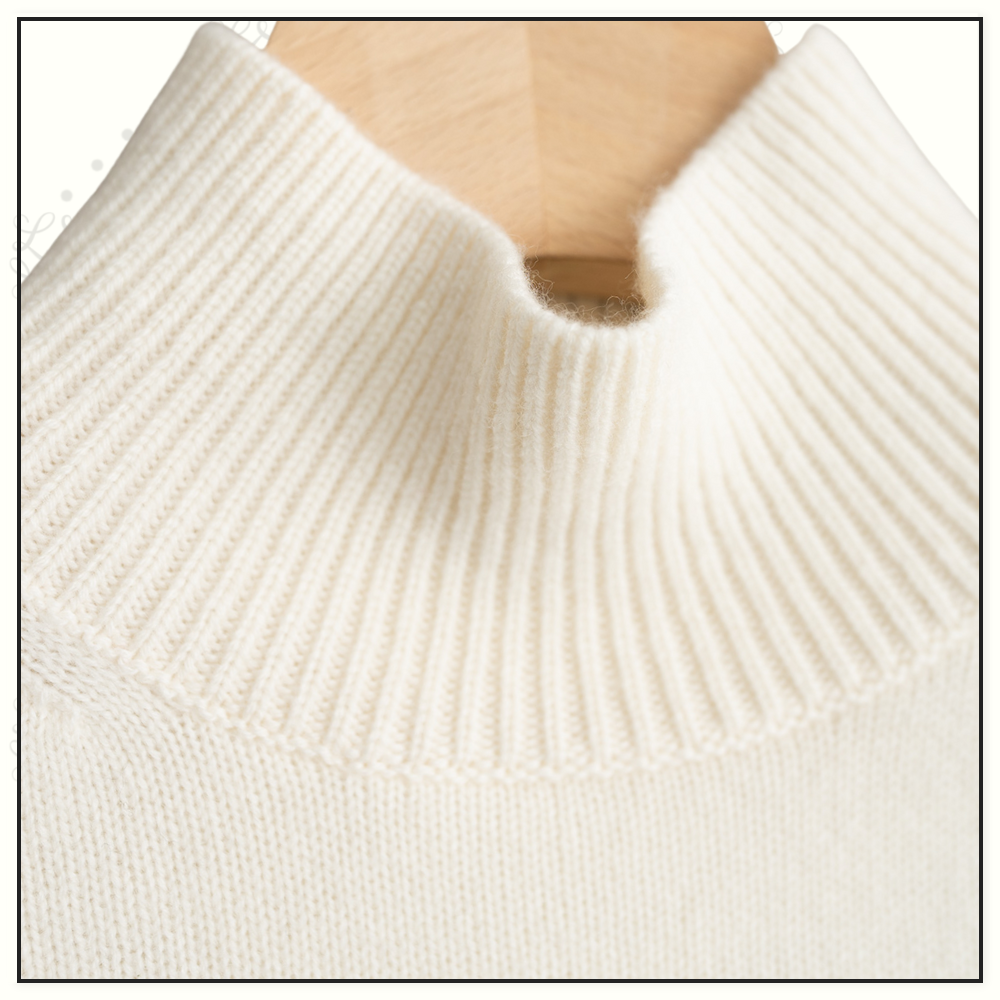 WOOL CASHMERE TURTLENECK