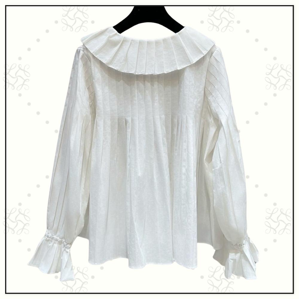 RUFFLE COLLAR BLOUSE