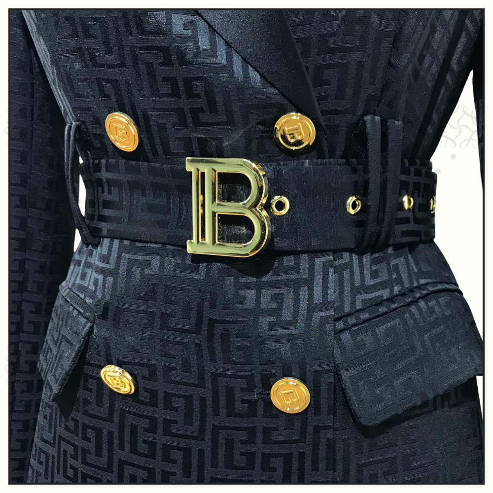 BELTED COAT DRESS