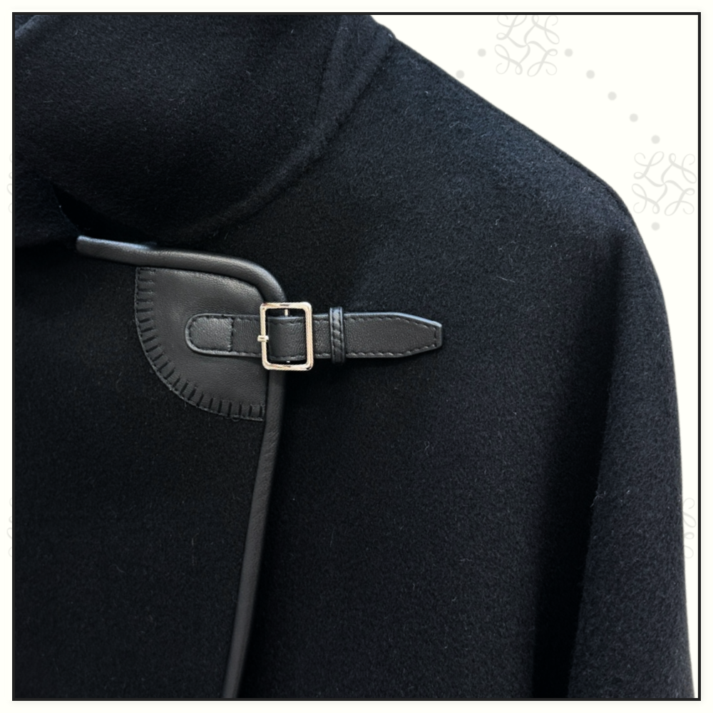 CASHMERE SHORT WRAP COAT