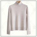 WOOL CASHMERE TURTLENECK
