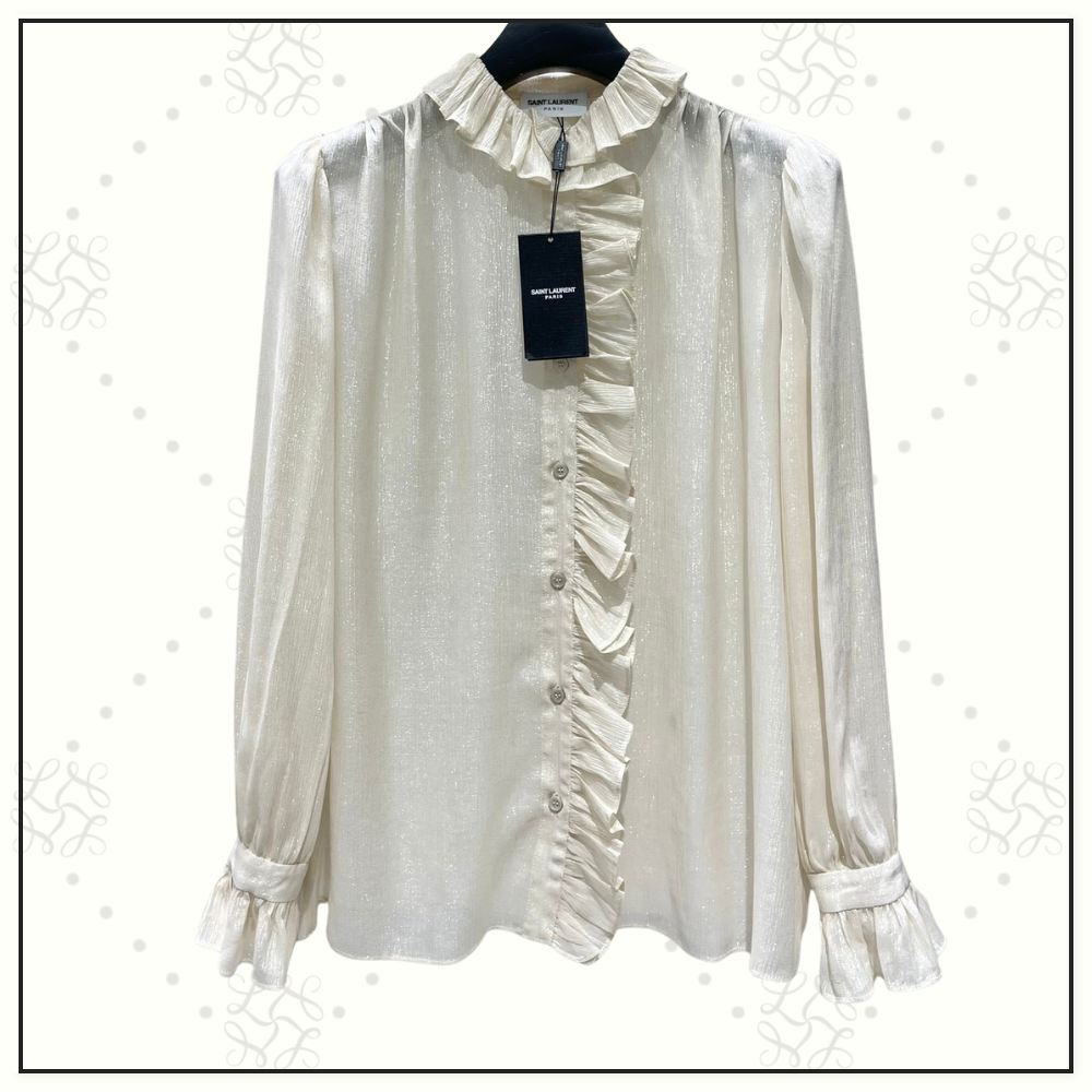 RUFFLE COLLAR SHIRT