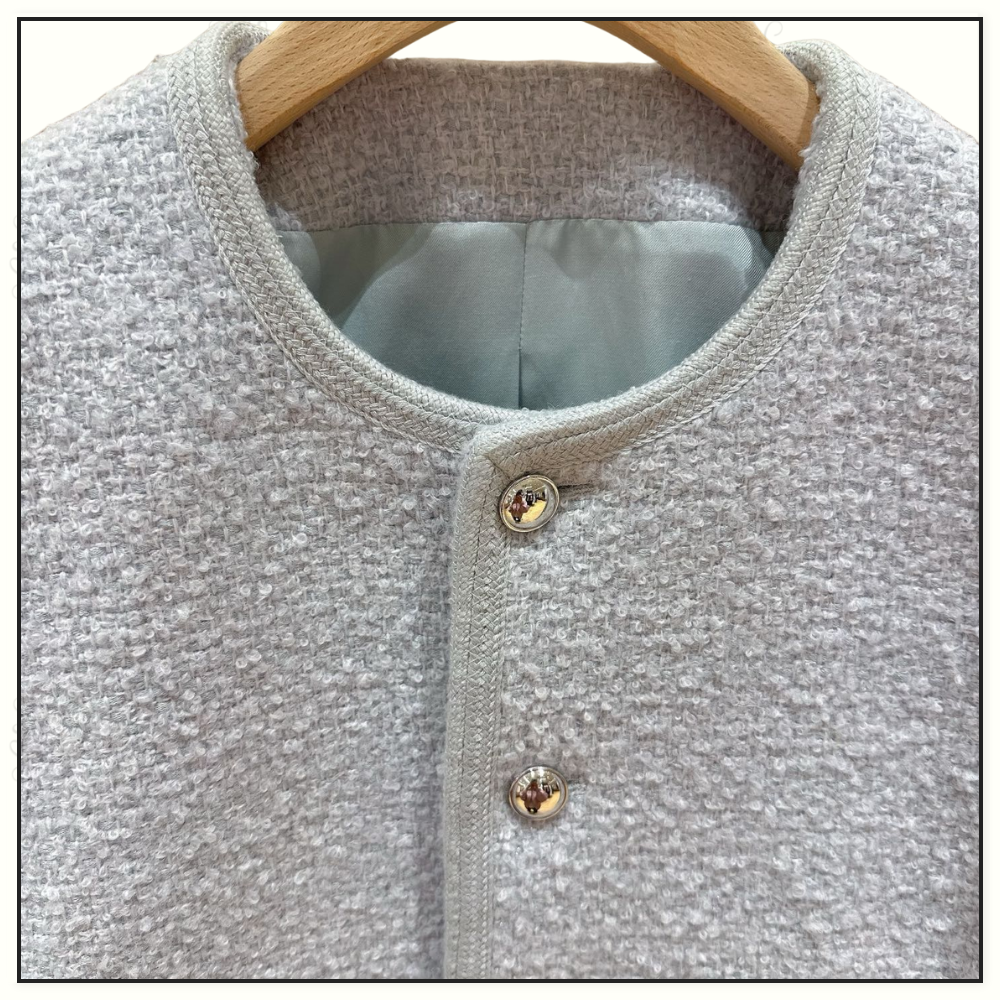 CHELSEA JACKET IN CASHMERE NATTÉ